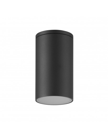 Plafón Exterior IP54 GU10 LED Gris Alto 10,5 cm