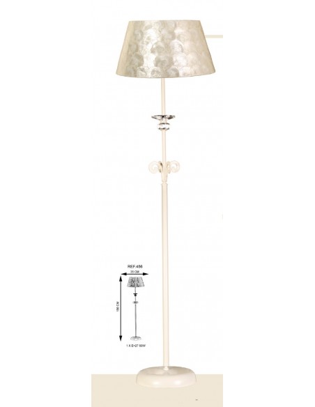 Lámparas Pie Nácar