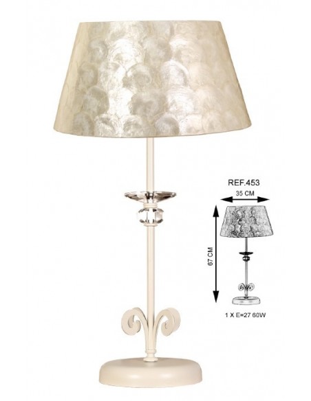 Lámparas Rinconeras Nácar