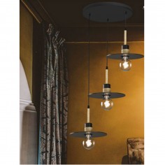 Lámpara Semiplafón Plato 3...