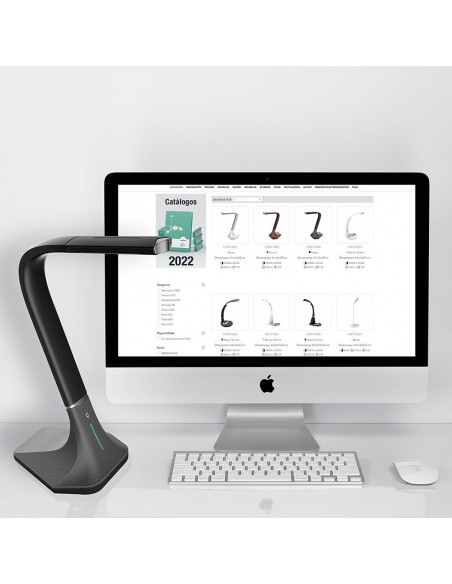 Flexo LED Mesa de Trabajo Negro