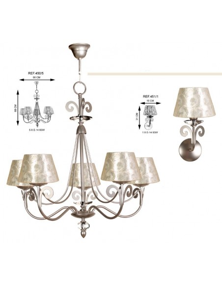 Lámparas Nácar Sevilla