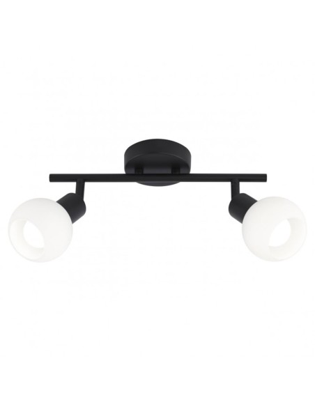 Plafones Articulados Negros con Tulipa