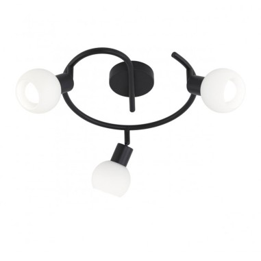 Plafones con focos articulados