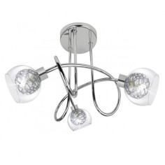 Lámpara Entrelazada Cromo...