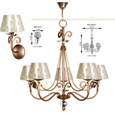 Lámparas Pared Nácar