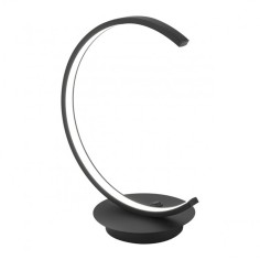 Lámpara de Mesa Negra con...