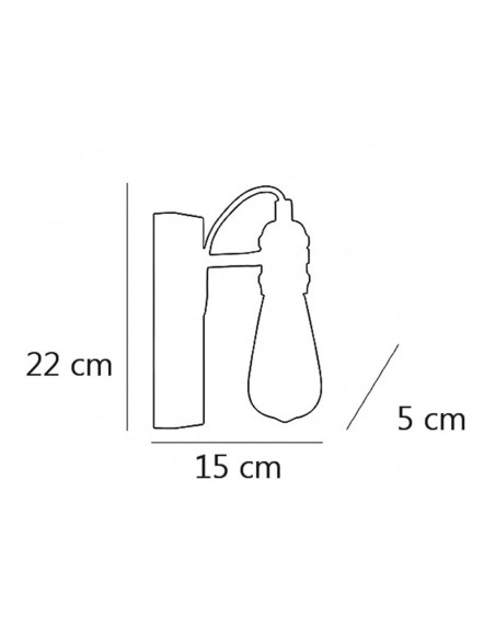 Aplique de pared vintage barato