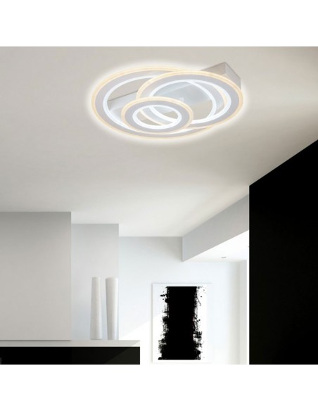 Plafón de led con mando a distancia