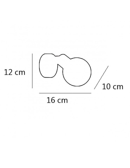 Foco plata con rotula y bombilla led