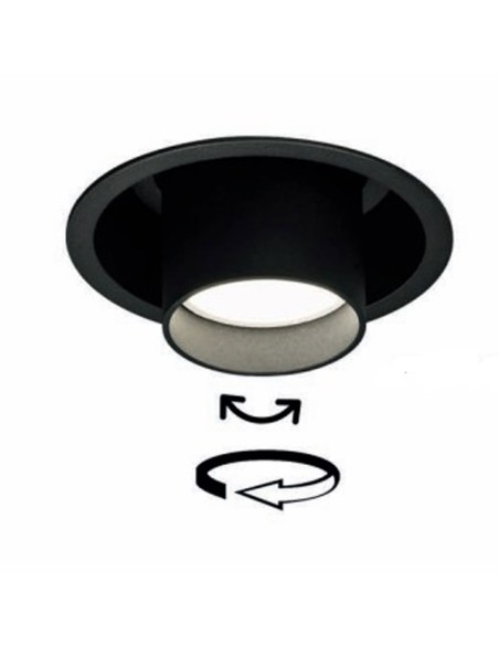 Foco de empotrar dirigible todas las direcciones