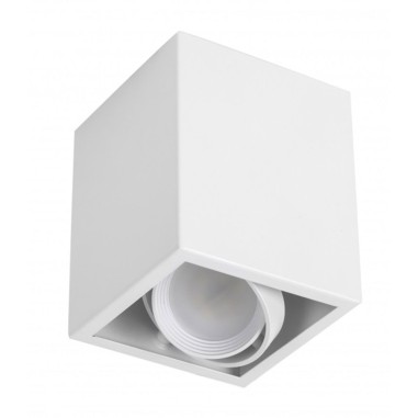 Focos Cuadrado Superficie Orientable Blanco