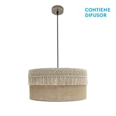 Lámpara Dorada Pantalla...