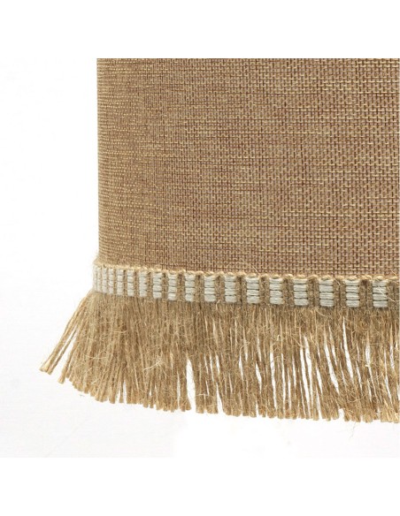 Pantalla Cilíndrica Tela Yute Lámpara 40, 50 ó 60 cm