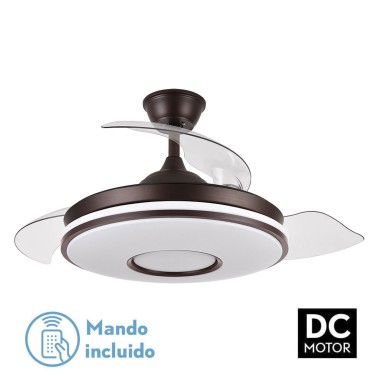Ventilador de techo Dani marrón barato