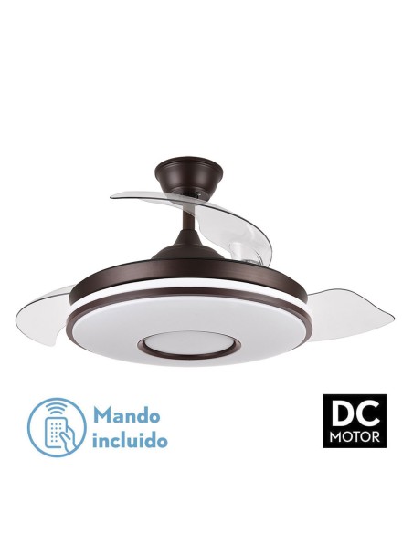 Ventilador de techo Dani marrón barato