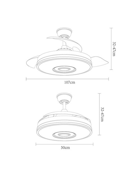 Ventilador de techo barato Noto