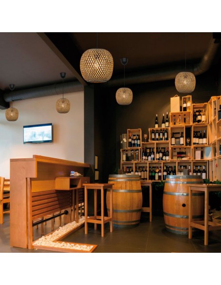 Lámpara Colgante Bambú