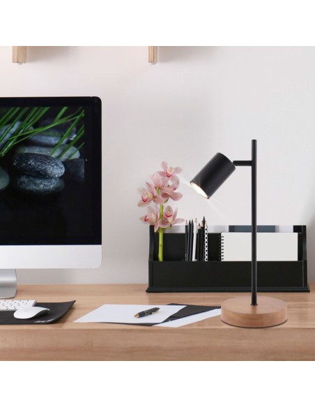 Lámparas Mesa Negras