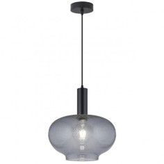 Lámpara Cristal Silueta Fumé