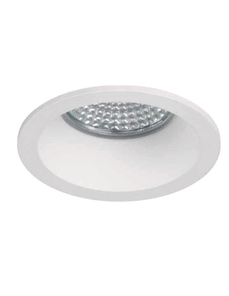 Foco aluminio blanco con ip65