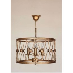 Farol Redondo Gótico Oro Epoxi