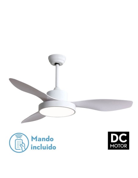 Ventilador Hayate blanco entero