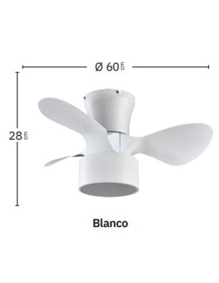 Ventilador DC kos Fabrilamp