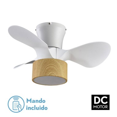 Ventilador de techo Kos Blanco/haya