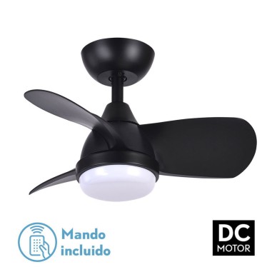 Ventilador de techo Pirdo negro