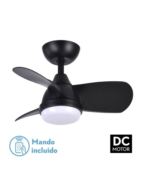 Ventilador de techo Pirdo negro