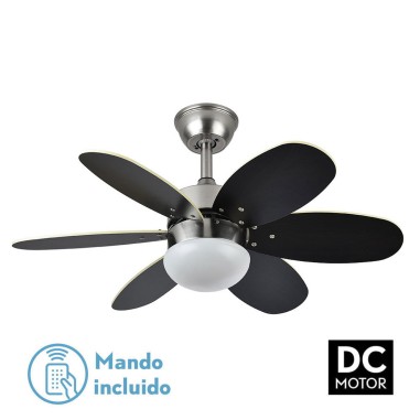 Ventilador Níquel Aspas Wengué