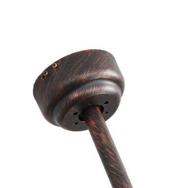 Ventilador Klod de Fabrilamp marrón