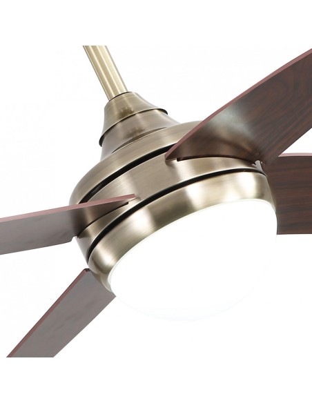 Ventilador dorado Fabrilamp barato