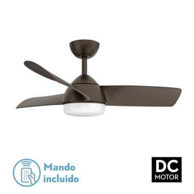 Ventilador Haur Fabrilamp marrón