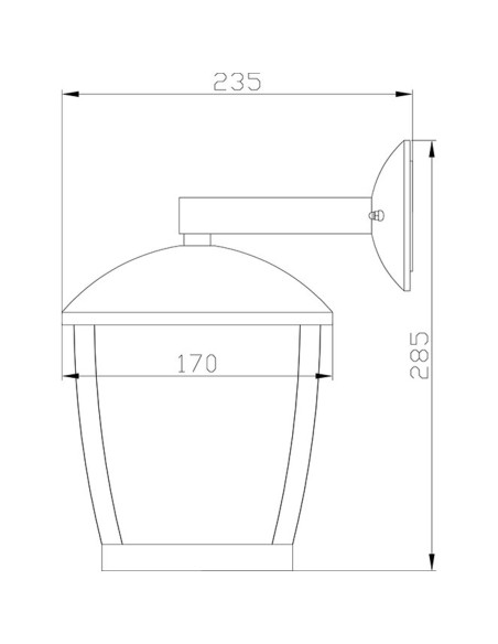 Aplique exterior barato