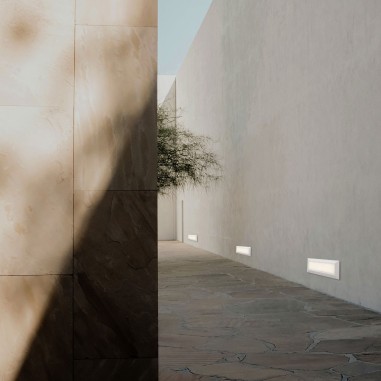 Aplique blanco barato exterior