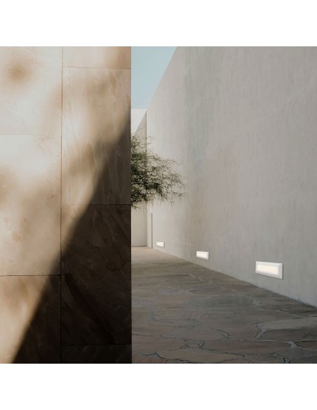 Aplique blanco barato exterior