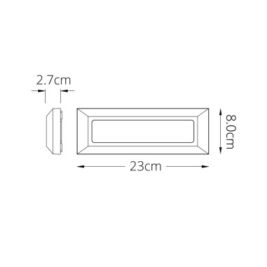 Aplique Fresno Exterior Led