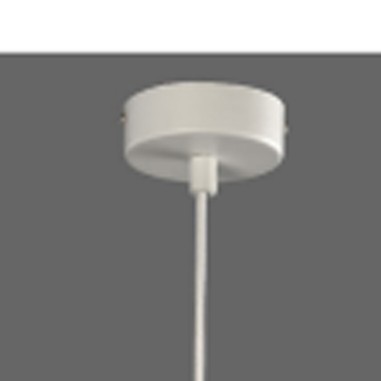 Lámpara de techo de hierro con rejilla