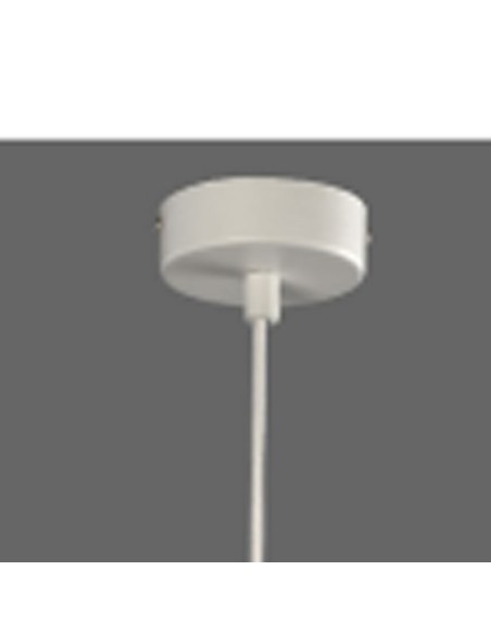 Lámpara de techo de hierro con rejilla