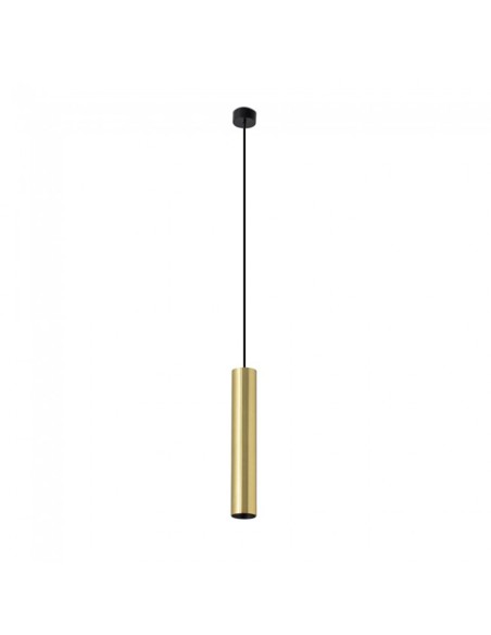 Lámpara cilindro dorada