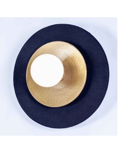 Aplique/Plafón negro oro