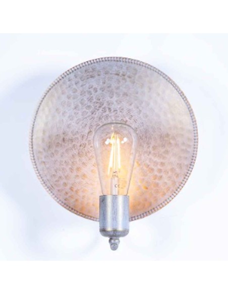 Aplique de pared blanco/oro