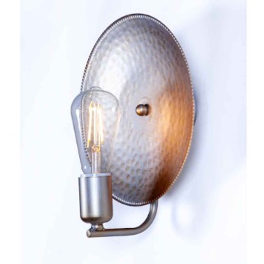 Aplique de pared plata/oro