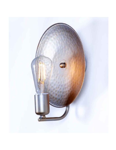 Aplique de pared plata/oro