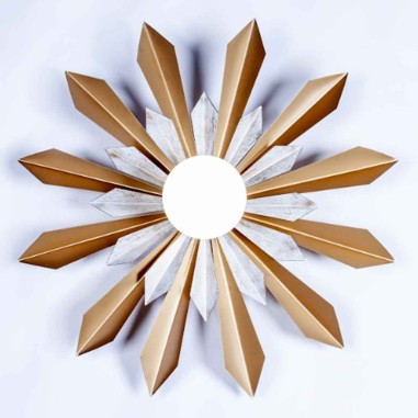 Aplique de pared de 60 CM combinado