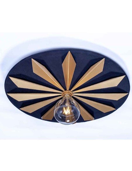 Aplique metal y textil