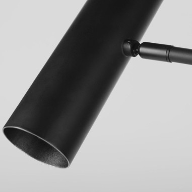 Lámpara de mesa tubo negro