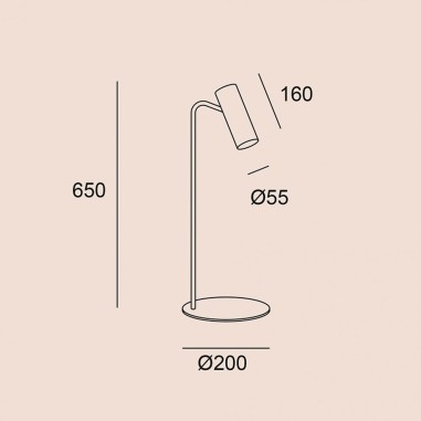 Oferta lámparas de mesa foco articulado